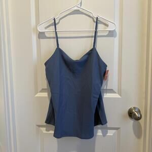 Spanx Women's Blue Camisole Top with Adjustable Straps NWT Small